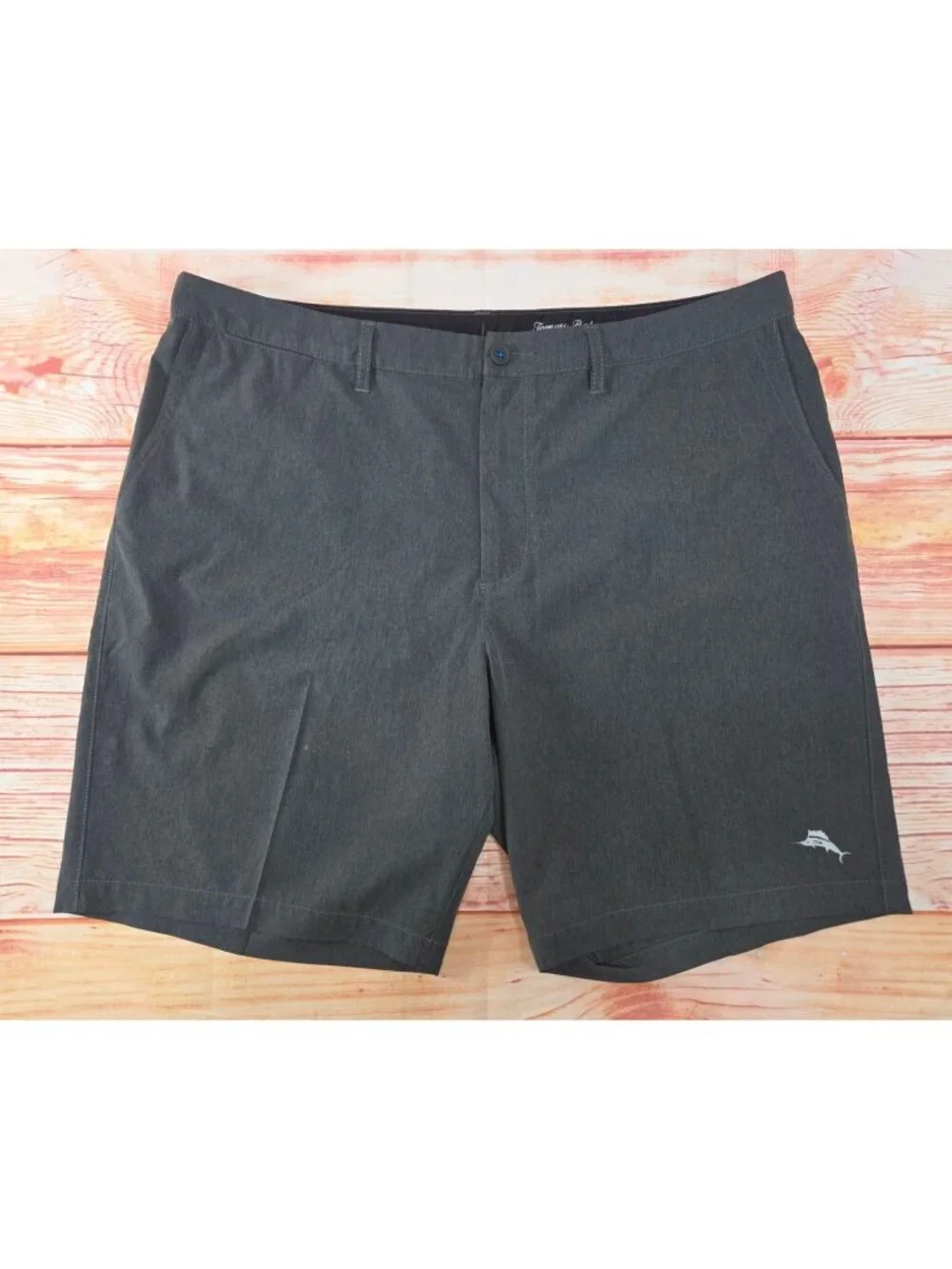 Tommy Bahama Mens Gray Relaxed Fit Shorts Size 40